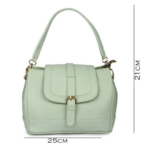 Roseberries women sling and Handbag Green color